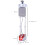 Homcom Cepillo de Vapor Rojo 35 x 25 x 23 cm 3