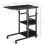 Homcom Mesa Lateral Móvil Negro 80 x 40 x 82 cm 3