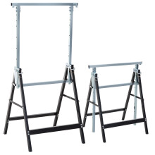 Caballetes Telescópicos Negro 68 x 58 x 130 cm