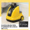 Homcom Plancha de Vapor Amarillo 26 x 21,5 x 146cm 4