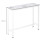 Homcom Mesa de Bar Blanco 120 x 40 x 100 cm 3