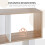 Homcom Estantería Librería Bicolor 60 x 24 x 184.5 cm 5