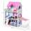 Homcom Casa de Muñeca Rosa 86 x 30 x 87 cm 3