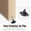 Homcom Kit Puerta Corredera Negro 200 x 4 x 0,6cm 5