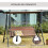 Outsunny Columpio de Jardín Marrón 172 x 110 x 155 cm 8