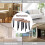 Homcom Mesitas de Café Bicolor 56 x 54.2 x 45.4cm 6