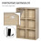 Homcom Estantería para Libro Marrón 65.5 x 30 x 97.5 cm 6