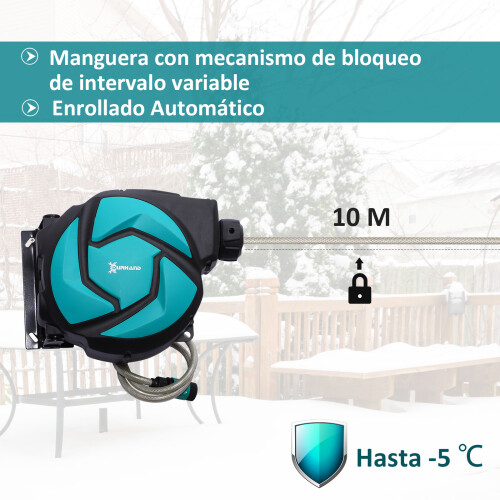 Durhand Carrete para Manguera Bicolor 28 x 14 x 34 cm 1