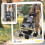 PawHut Cochecito para Mascota Gris 67 x 45 x 96 cm 3