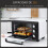 Homcom Horno Eléctrico Blanco 44 x 32 x 28.1 cm 5