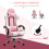 Vinsetto Silla Gaming Rosa 64 x 67 x 127 cm 4