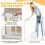 PawHut Barrera de Seguridad Blanco 103 x 2 x 76 cm 2