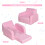Homcom Sillón para Niño Rosa 47 x 45 x 38 cm 4