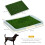 PawHut Inodoro para Perro Multicolor 63 x 48.5 x 6 cm 2