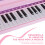 Homcom Piano Infantil Rosa 48 x 39 x 69cm 2