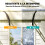 Outsunny Tejadillo de Protección Transparente 90 x 295 x 23.5 cm 6