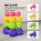 Homcom Juego de Mancuerna Multicolor Ø9 x 19 cm 5