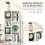 Homcom Estantería para Libro Blanco 50 x 24 x 106 cm 5