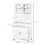 Homcom Armario Buffet Cocina Blanco 80 x 48 x 170 cm 3