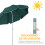 Outsunny Sombrilla de Playa Verde Ø202 x 230 cm 3