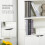 Homcom Estantería para Libro Blanco 59 x 29 x 180 cm 6