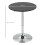 Homcom Mesa de Bar Negro Ø60 x 93 cm 3
