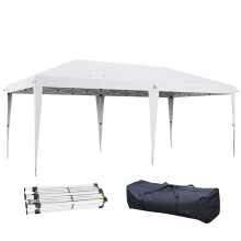 Carpa Plegable Blanco 585 x 295 x 270 cm