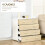 Homcom Cómoda Marrón 76 x 35 x 72 cm 6