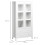 Homcom Vitrina de Salón Blanco 80 x 40 x 160 cm 2