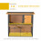 PawHut Conejera Exterior Madera Multicolor 89.5 x 45 x 81cm 4