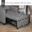 Homcom Sofá Cama Gris 69 x 82.5 x 84 cm 6