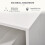 Homcom Mesilla de Centro Blanco 45 x 40 x 55cm 5
