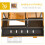 PawHut Conejera Exterior Madera Multicolor 89.5 x 45 x 81cm 6