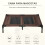 PawHut Cama Elevada para Perro Marrón 92 x 76 x 18 cm 3