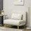 Homcom Sofá Cama Individual Beige 90 x 78 x 79 cm 7