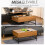 Homcom Mesa de Centro Elevable Marrón 90 x 60,5 x 45,5cm 4