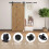 Homcom Kit Puerta Corredera Negro 200 x 4 x 0.7cm 3