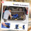PawHut Cochecito Perro y Gato Azul 75 x 45 x 97 cm 3
