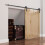 Homcom Kit Puerta Corredera Negro 200 x 4 x 0.7cm 4