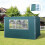 Outsunny 2 Paredes Parte Laterale Verde 295 x 200 cm 2