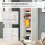 Homcom Armario Blanco 59 x 31 x 155 cm 7