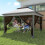 Outsunny Carpa Plegable Gris 326 x 326 x 272 cm 2