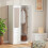 Homcom Armario Blanco 80 x 50 x 180 cm 2