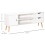 Homcom Mueble de TV Blanco 120 x 28 x 44 cm 3