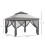 Outsunny Carpa Plegable Gris 326 x 326 x 272 cm 3