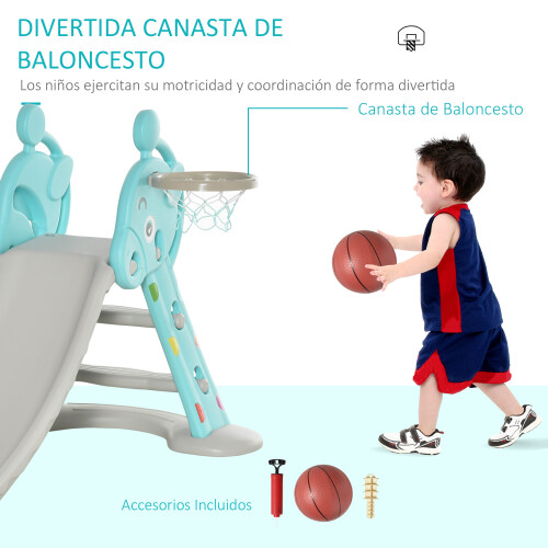 Homcom Tobogán Infantil Bicolor 147 x 82 x 85.5 cm 1
