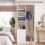 Homcom Armario Blanco 80 x 50 x 180 cm 4