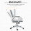 Vinsetto Silla de Oficina Gris 62 x 69 x 100 cm 5