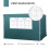 Outsunny 2 Paredes Parte Laterale Verde 295 x 200 cm 5