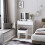 Homcom Mesa para Maquillaje Blanco 80 x 40 x 79 cm 2